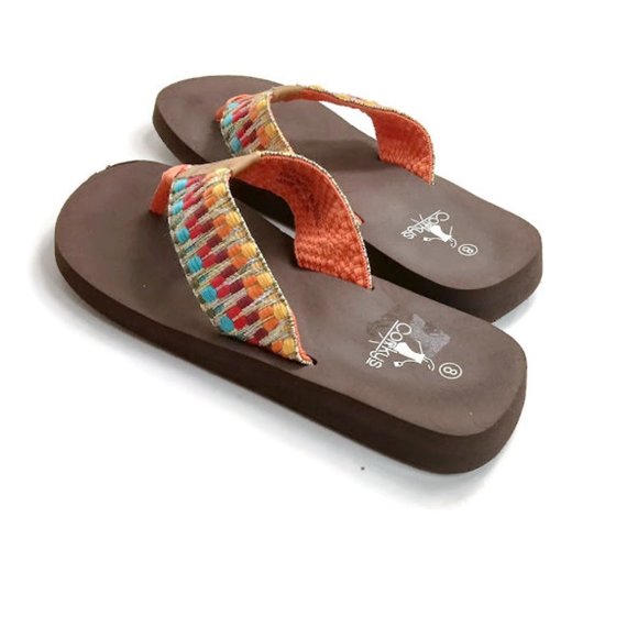 Corkys Shoes Corkys Bright Cypress Flip Flops Poshmark